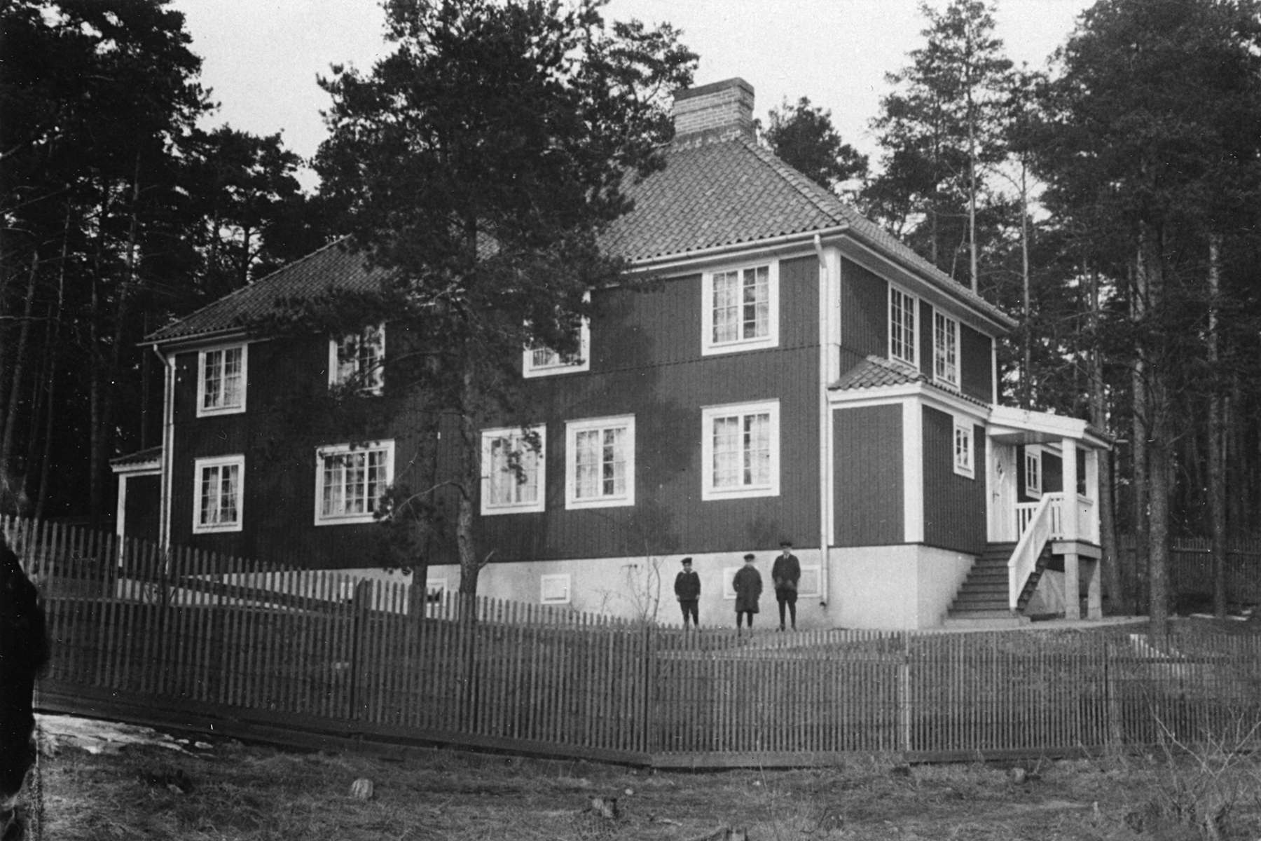Historiskt foto på Stinsenhusen
