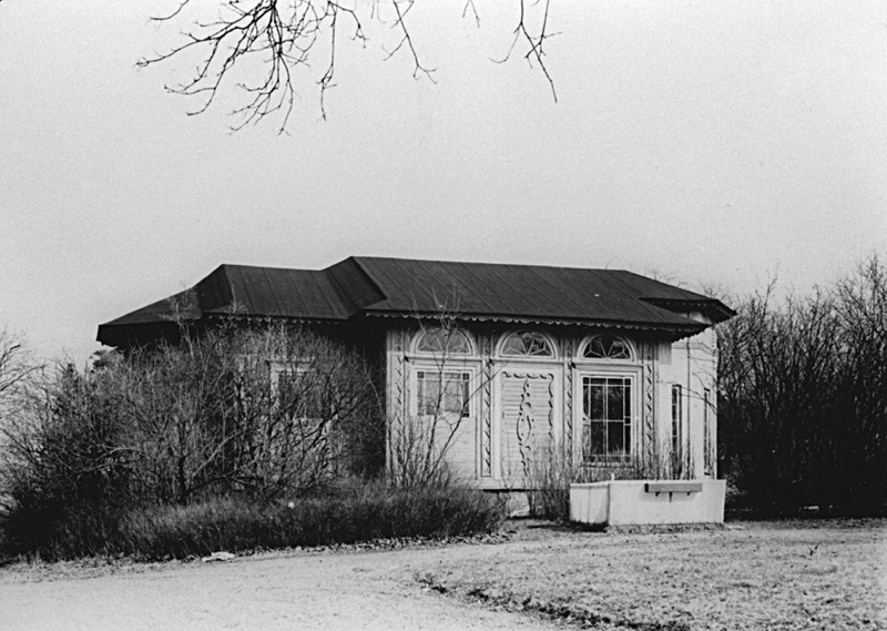 Historiskt foto på Vinterträdgården