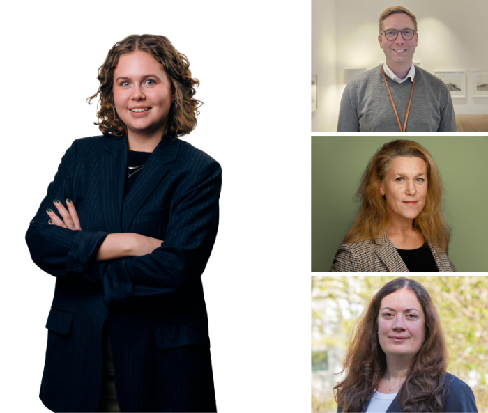 Bilder på Frida Pamliden, Tobias Sandberg, Anna Rogmark och Alessandra Wallman.
